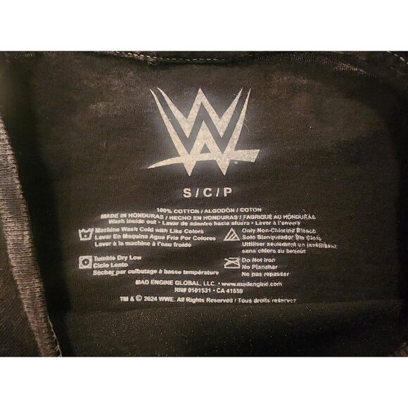 WWE WWF Wrestlemania T-Shirt Mens Sz S | Warrior Piper Bret Hart Jake the Snake - Picture 4 of 4